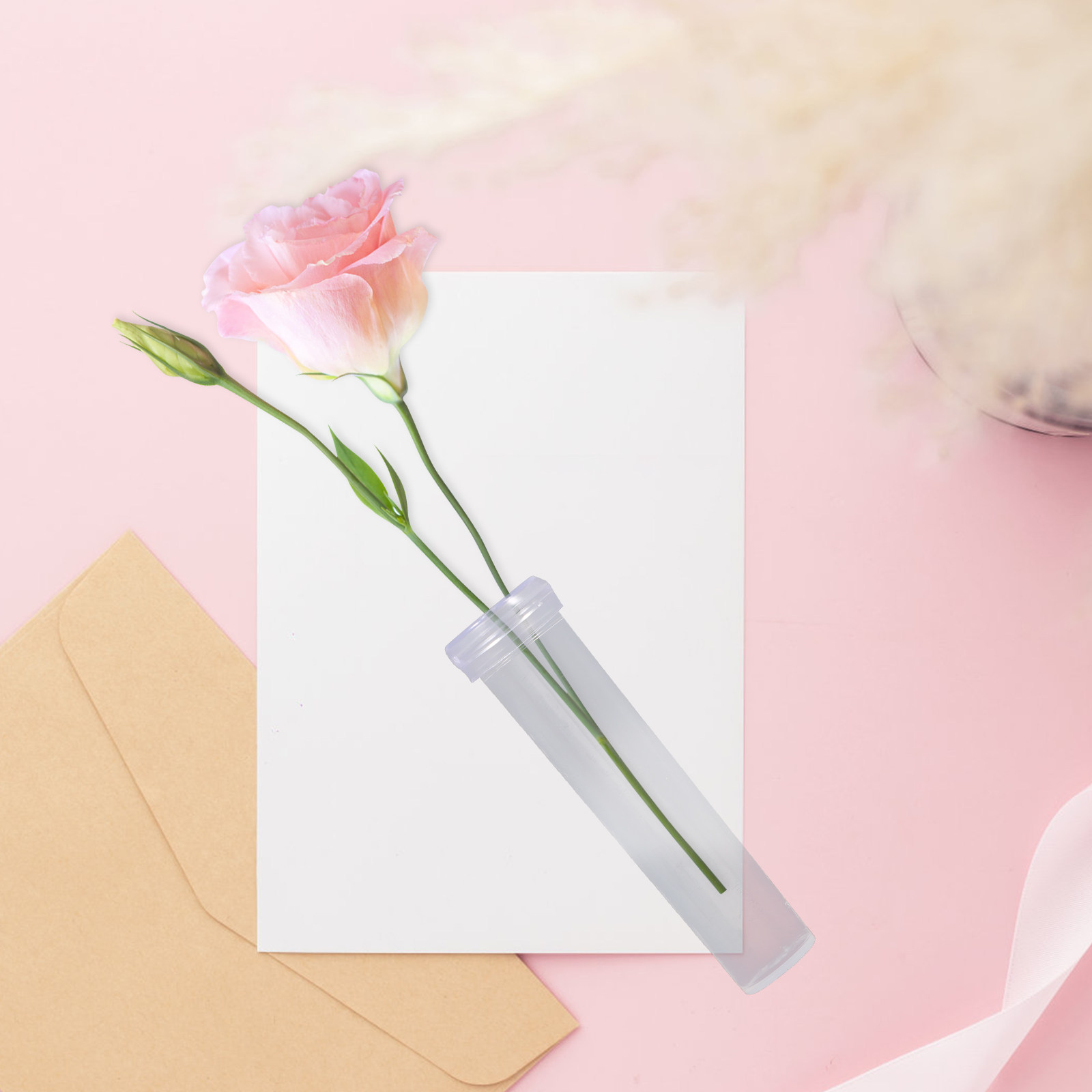 Florist Flower Supply - 100 قطعة من أنابيب الزهور المخصصة