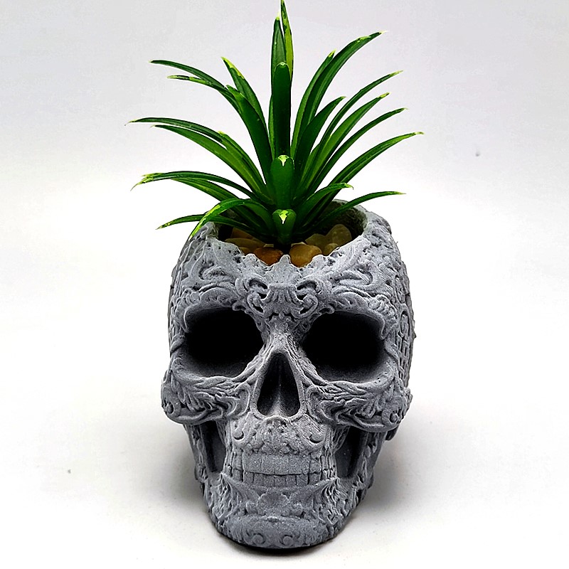 قالب سيليكون لمزهرية جمجمة رائ - مراجعة Florist Supply Vases وسعره