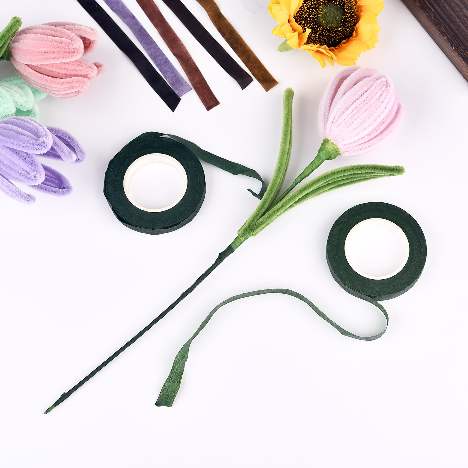 30 ياردة الأزهار الجذعية الشري - مراجعة Florist Supply Bulk وسعره