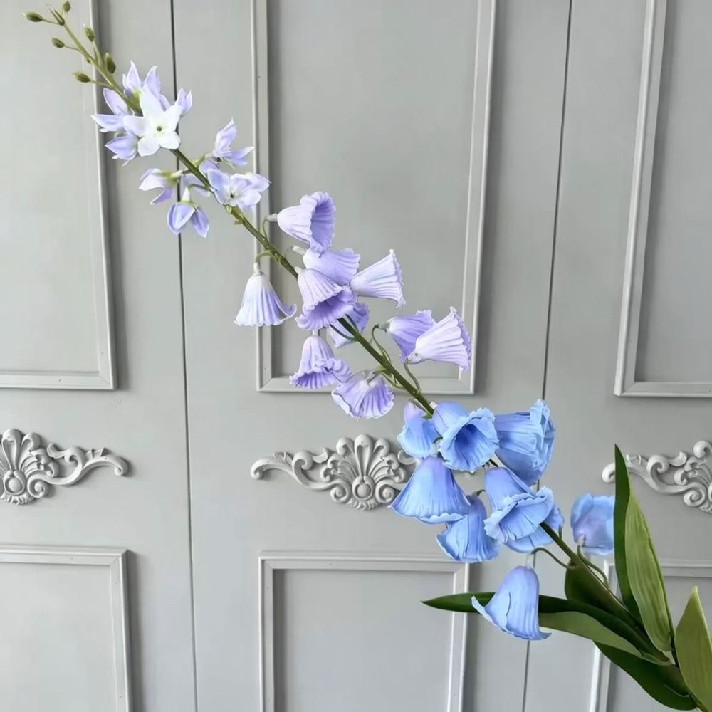 زهرة صناعية من الحرير الأزرق،  - مراجعة Florist Flower Supply وسعره
