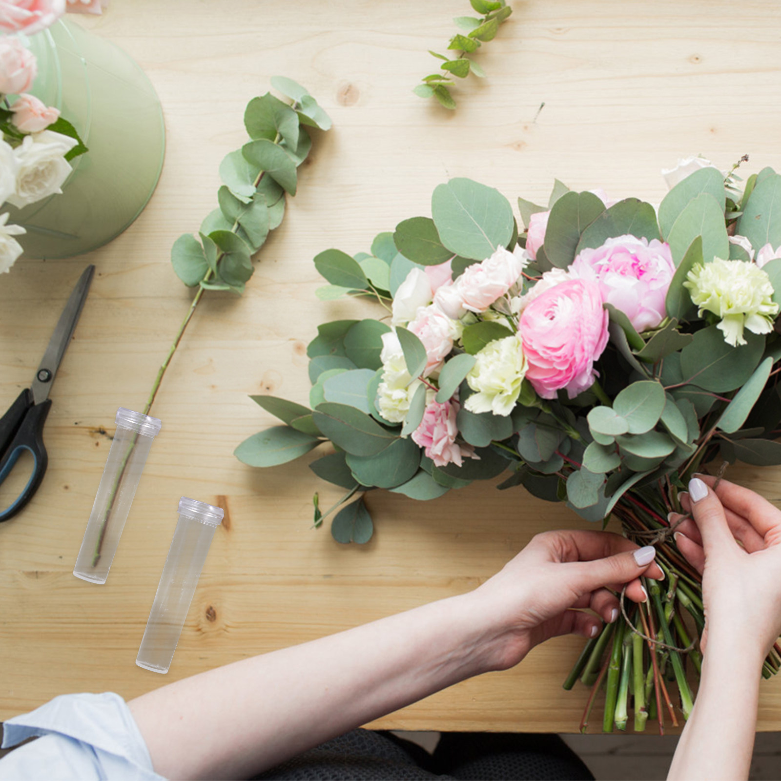 50 قطعة من أنابيب المياه المزخ - مراجعة Florist Flower Supply وسعره